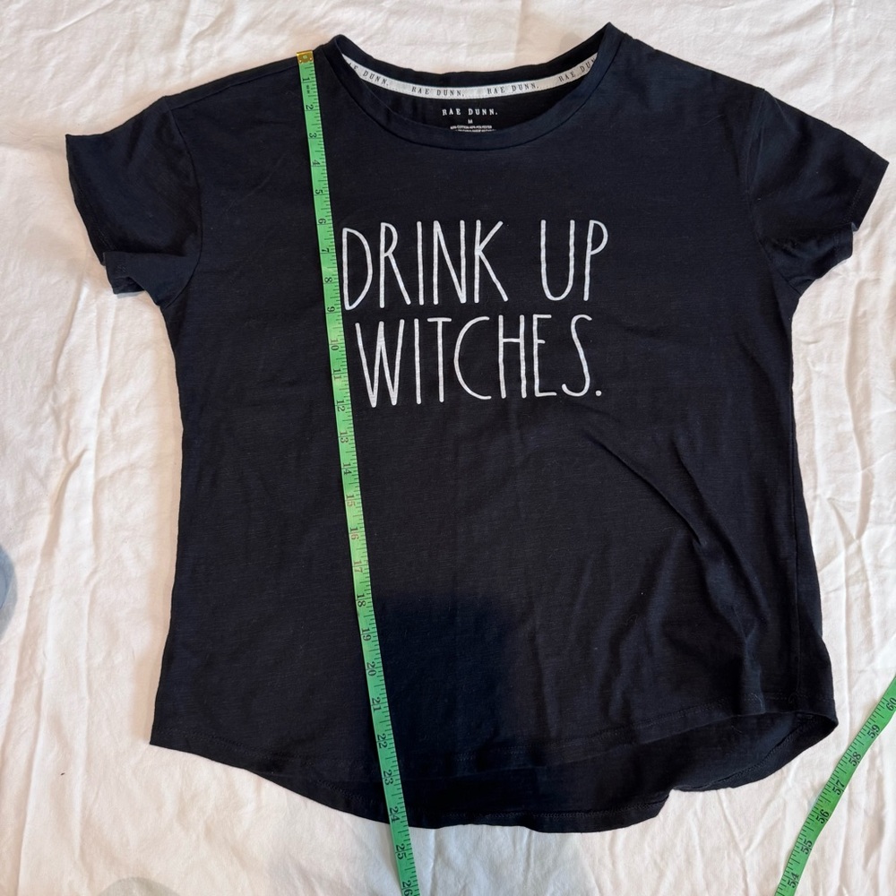 Rae Dunn Black Tee - Drink Up Witches - Picture 3 of 7